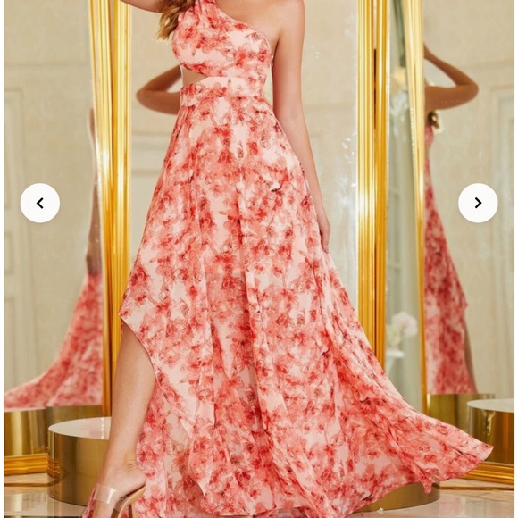 Giffniseti Floral Maxi Dress. Orange and Red tones. 3XL NEW WITH TAGS - Picture 12 of 12